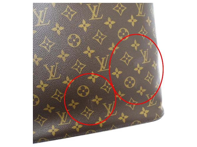 Louis Vuitton Monogram Tote Bag Braun - Ansicht 8
