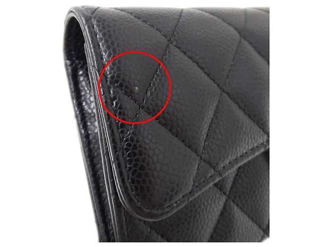 Timeless Chanel Matelassé Long Wallet Schwarz - Ansicht 11