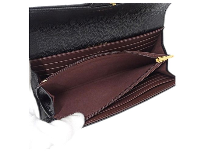 Timeless Chanel Matelassé Long Wallet Schwarz - Ansicht 8