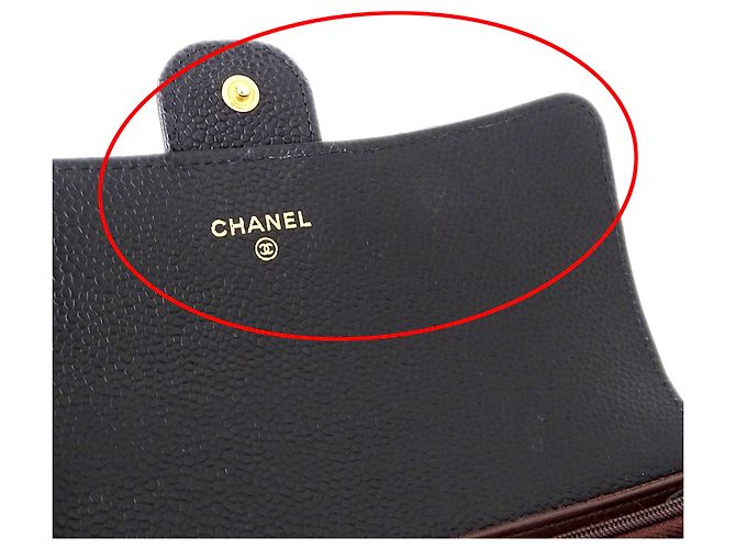 Timeless Chanel Matelassé Long Wallet Schwarz - Ansicht 9