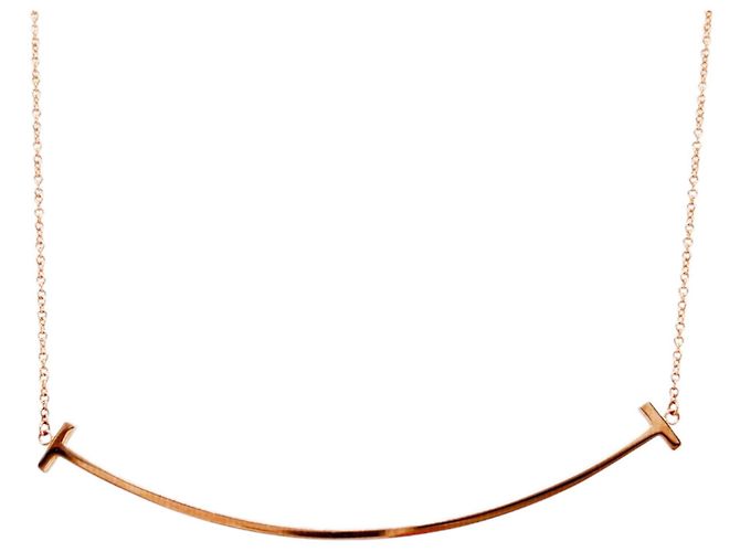 Collana T Smile di Tiffany & Co. in oro rosa D'oro - vista 3