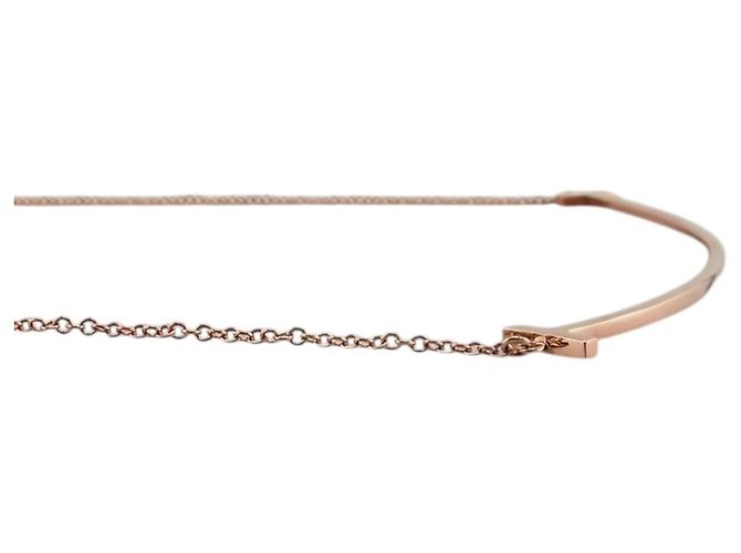 Collana T Smile di Tiffany & Co. in oro rosa D'oro - vista 4