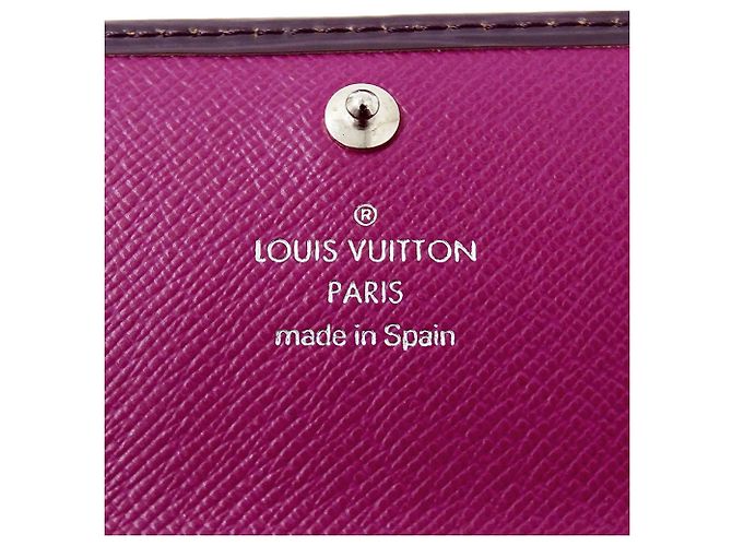 Louis Vuitton Epi Leder langer Geldbeutel in Cassis Dunkelviolett - Ansicht 5