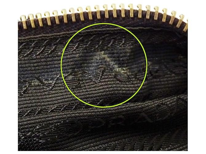 Borsa in nylon marrone scuro Prada - vista 16
