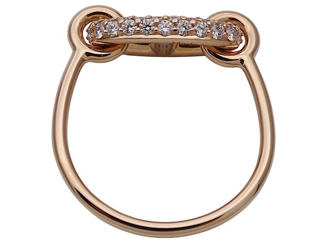 Hermès Pink Gold Band Ring Golden - Ansicht 5