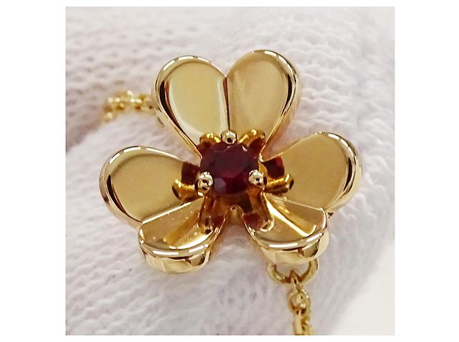 Bracciale Frivole Mini Charm Van Cleef & Arpels D'oro - vista 6