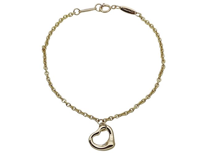 Bracciale charm Tiffany & Co. in oro giallo 18K con cuore aperto D'oro - vista 2