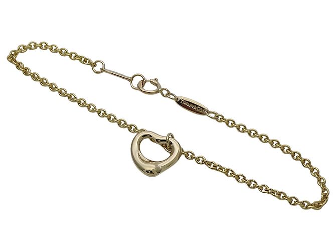 Bracciale charm Tiffany & Co. in oro giallo 18K con cuore aperto D'oro - vista 3