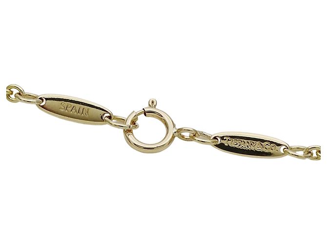 Bracciale charm Tiffany & Co. in oro giallo 18K con cuore aperto D'oro - vista 4