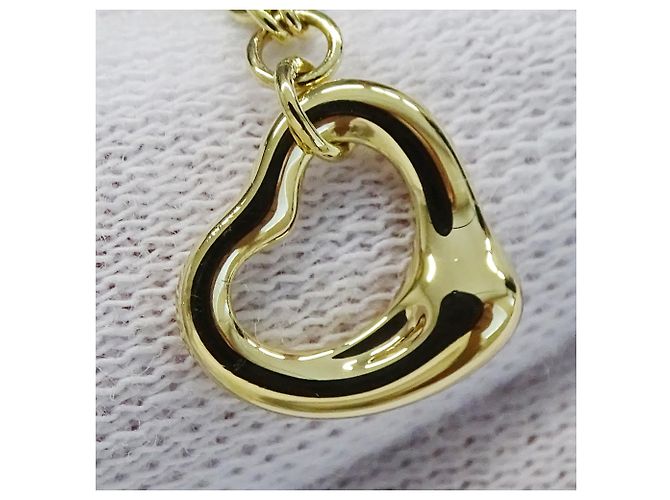 Bracciale charm Tiffany & Co. in oro giallo 18K con cuore aperto D'oro - vista 6