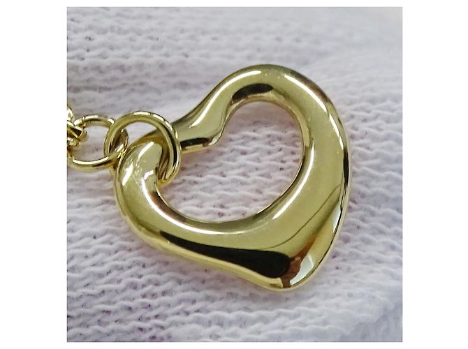 Bracciale charm Tiffany & Co. in oro giallo 18K con cuore aperto D'oro - vista 7