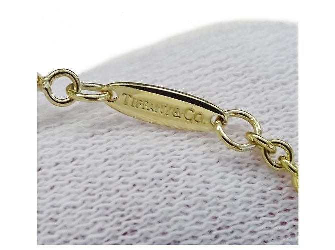 Bracciale charm Tiffany & Co. in oro giallo 18K con cuore aperto D'oro - vista 8
