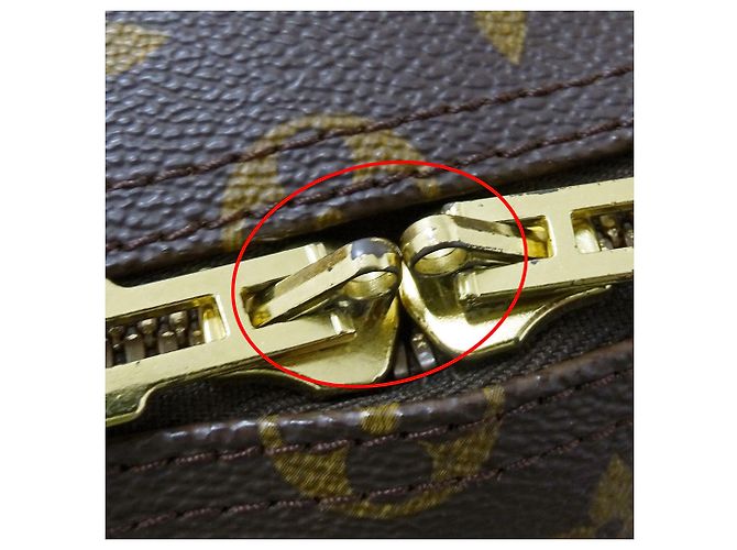 Keepall Borsa Boston in Canvas Monogram Louis Vuitton Marrone - vista 12