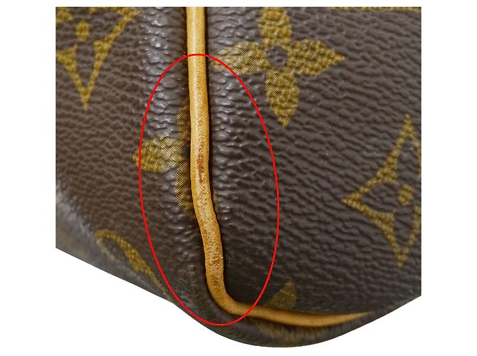 Keepall Borsa Boston in Canvas Monogram Louis Vuitton Marrone - vista 7