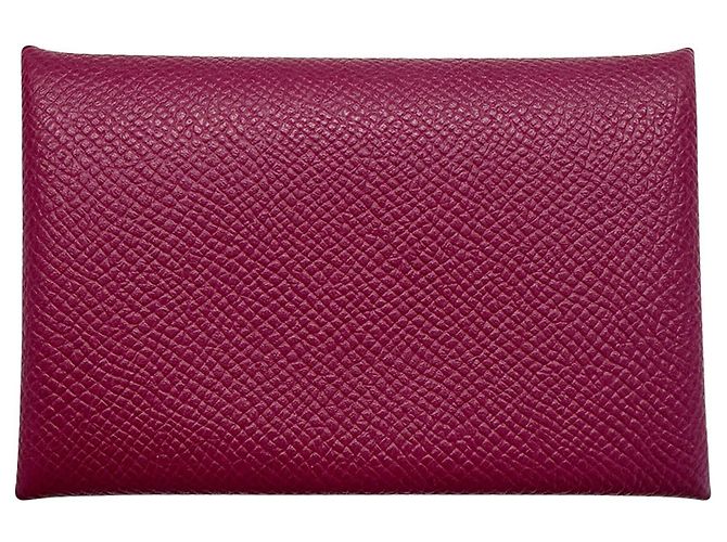 Tarjetero de piel Epsom morado Hermès Púrpura - vista 2