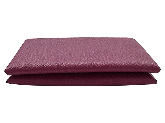 Tarjetero de piel Epsom morado Hermès Púrpura - vista 3