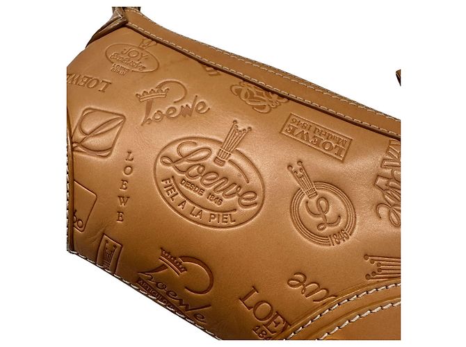 Borsa a mano in pelle marrone Loewe - vista 6