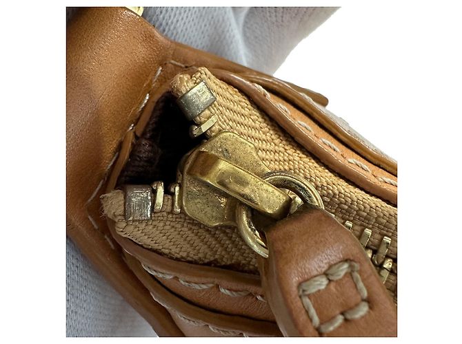 Borsa a mano in pelle marrone Loewe - vista 8