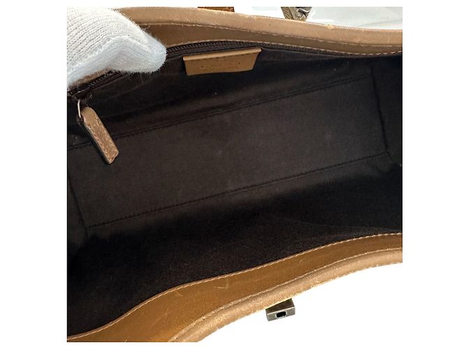Borsa a tracolla Jackie in tela da donna Gucci Marrone - vista 11