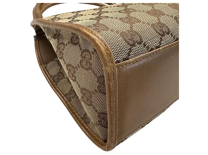 Borsa a tracolla Jackie in tela da donna Gucci Marrone - vista 4