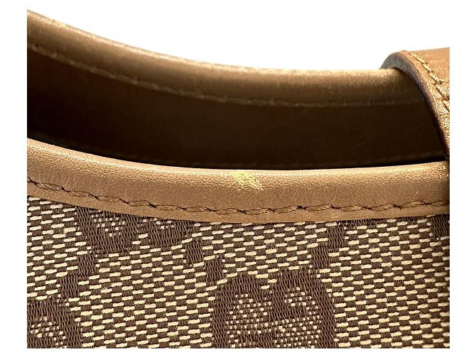 Borsa a tracolla Jackie in tela da donna Gucci Marrone - vista 6