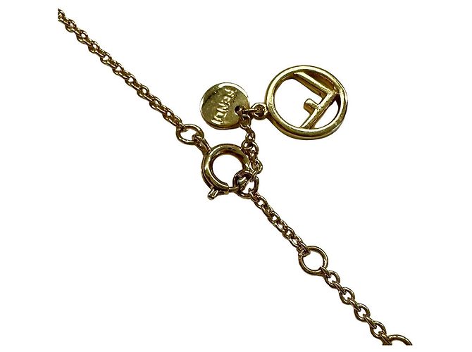 Collana Fendi placcata in oro D'oro - vista 4