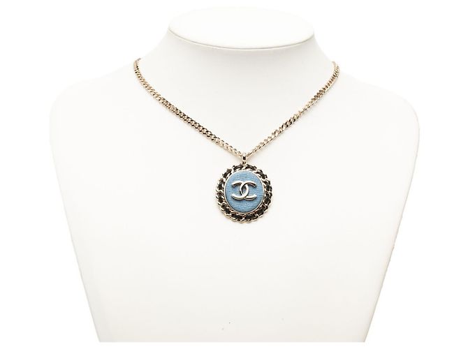 Chanel Coco Mark Gliederkette Schwarz Blau - Ansicht 6