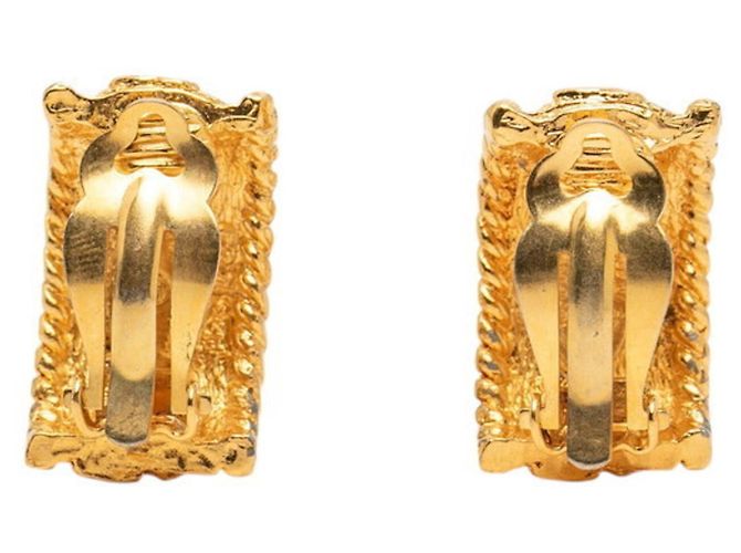 Chanel Coco Mark Clip-Ohrringe Golden - Ansicht 2