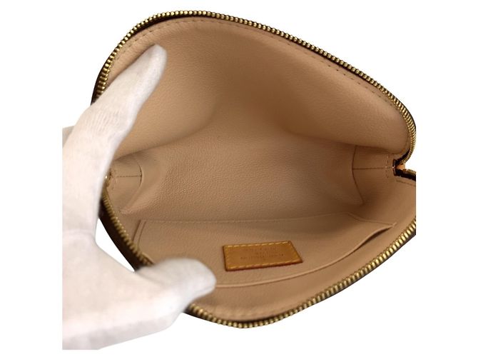 Louis Vuitton Monogram Pochette Cosmetic PM Marrone Monogramma - vista 7