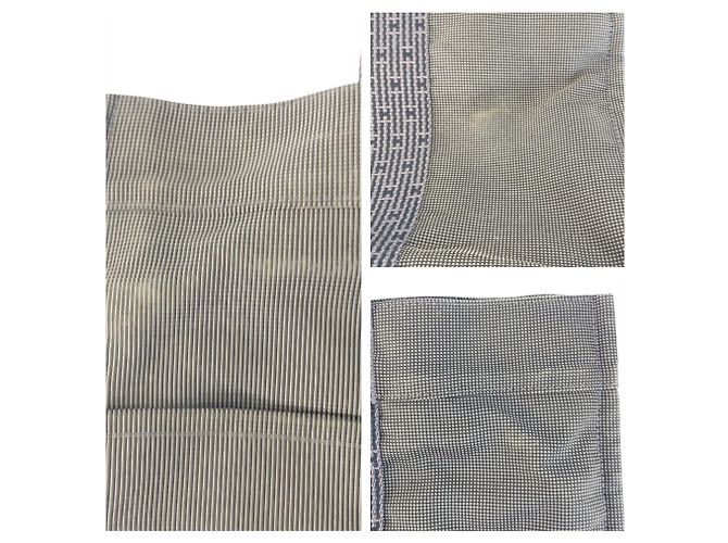 Hermès Hermes Herline MM Canvas Tote Bag in Grau Braun - Ansicht 6