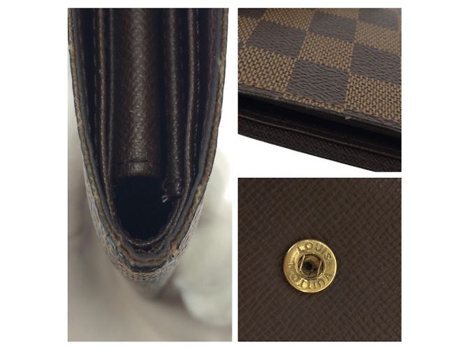 Portafoglio Louis Vuitton Damier Marco Marrone Marrone scuro Damier ebene - vista 5