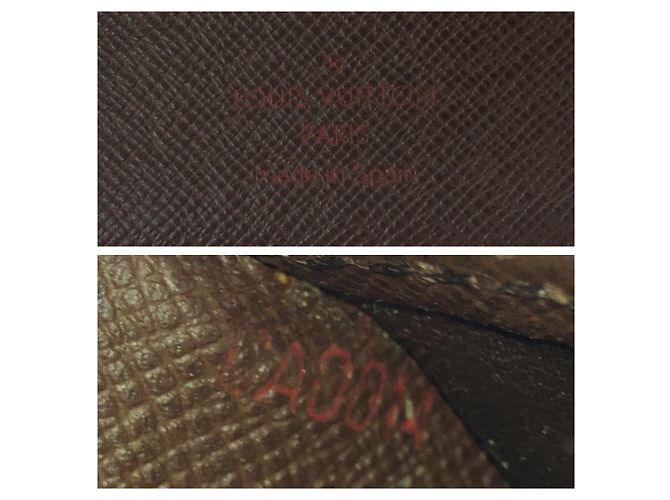 Portafoglio Louis Vuitton Damier Marco Marrone Marrone scuro Damier ebene - vista 6