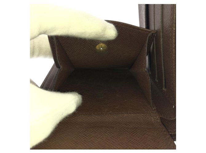 Portafoglio Louis Vuitton Damier Marco Marrone Marrone scuro Damier ebene - vista 8