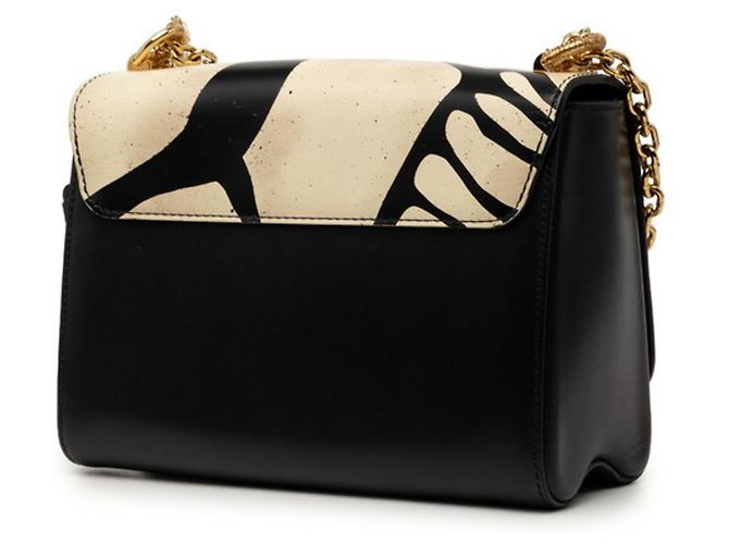 Sac à bandoulière à chaîne Twist MM Louis Vuitton Noir Écru - vue 2