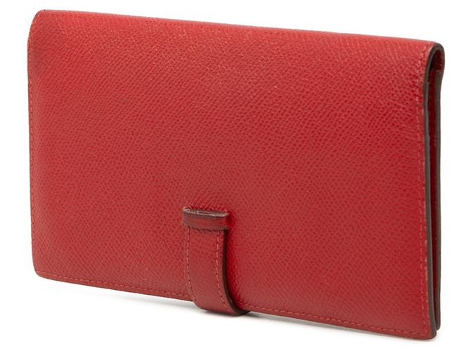 Hermès Bearn Soufflé Long Wallet Rot - Ansicht 2