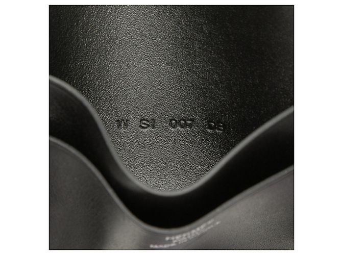 Hermès Tarjetero Hermes Cheval Pict Negro Azul marino - vista 6