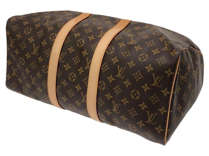 Borsa Boston Louis Vuitton Monogram Keepall 45cm Marrone Monogramma - vista 2