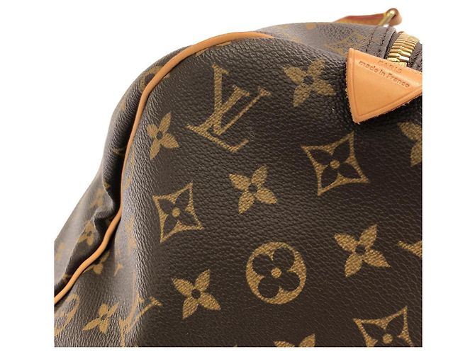 Borsa Boston Louis Vuitton Monogram Keepall 45cm Marrone Monogramma - vista 4