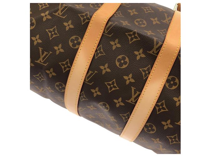 Borsa Boston Louis Vuitton Monogram Keepall 45cm Marrone Monogramma - vista 5