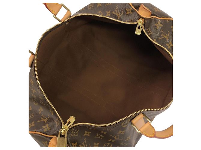 Borsa Boston Louis Vuitton Monogram Keepall 45cm Marrone Monogramma - vista 9