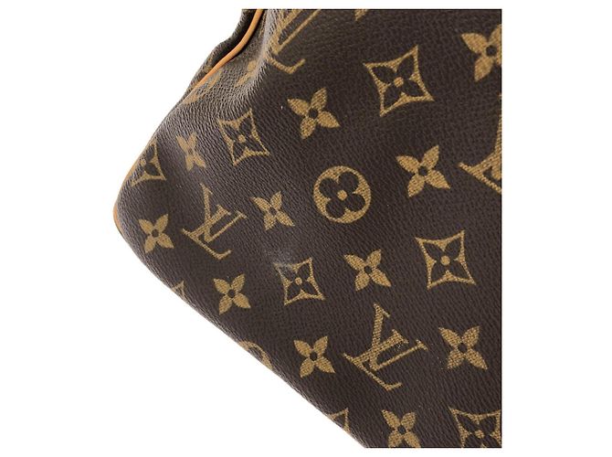 Borsa Boston Louis Vuitton Monogram Keepall 55cm Marrone Monogramma - vista 4