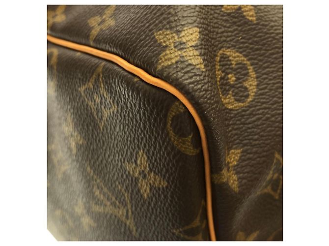 Bolso Boston Louis Vuitton Monogram Keepall 60cm Castaño Monograma - vista 2