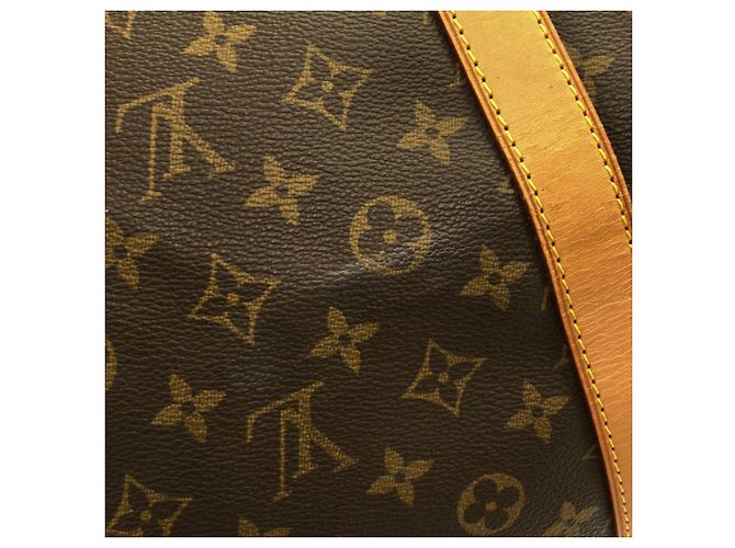 Bolso Boston Louis Vuitton Monogram Keepall 60cm Castaño Monograma - vista 6