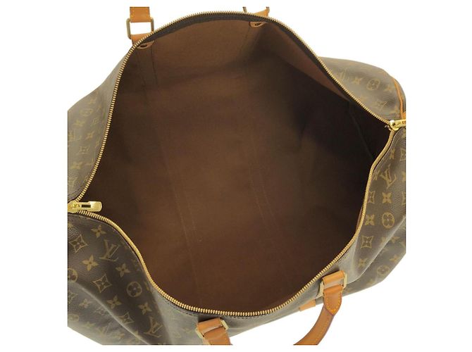 Bolso Boston Louis Vuitton Monogram Keepall 60cm Castaño Monograma - vista 8