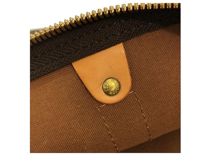 Bolso Boston Louis Vuitton Monogram Keepall 60cm Castaño Monograma - vista 9