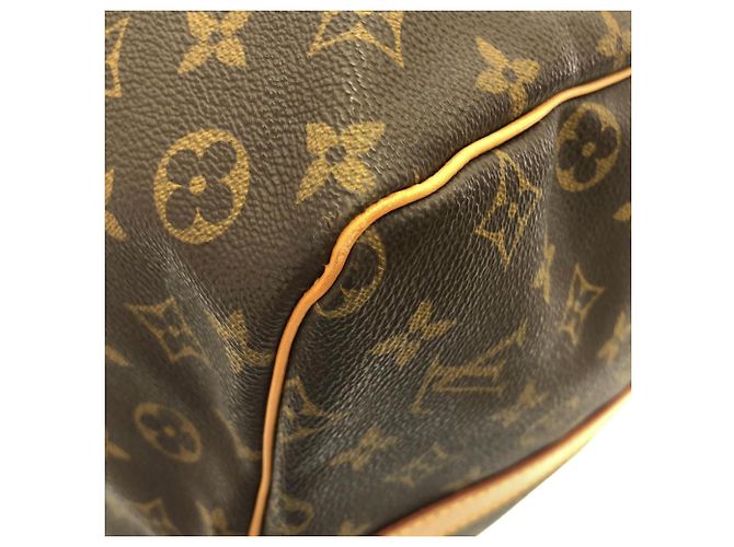 Louis Vuitton Monogram Keepall Bandoulière 60cm Borsa Boston Marrone Monogramma - vista 2