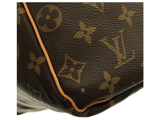 Louis Vuitton Monogram Keepall Bandoulière 60cm Borsa Boston Marrone Monogramma - vista 4