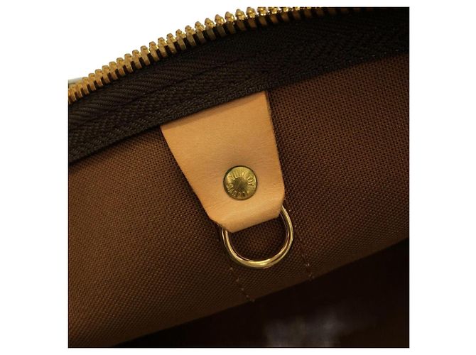 Louis Vuitton Monogram Keepall Bandoulière 60cm Borsa Boston Marrone Monogramma - vista 8