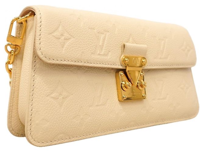 Borsa a tracolla Louis Vuitton Monogram Empreinte Wallet-on-Chain Metis Crudo - vista 2