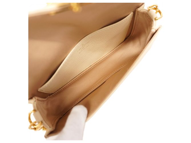 Borsa a tracolla Louis Vuitton Monogram Empreinte Wallet-on-Chain Metis Crudo - vista 4